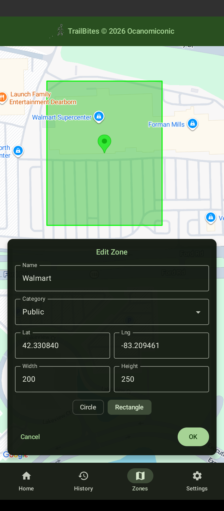 Zone Editor